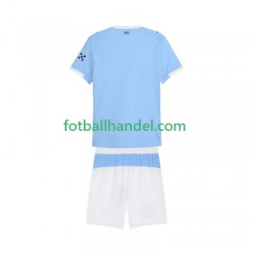 Barn Fotballdrakter Manchester City Hjemme 2025-26 Kortermet